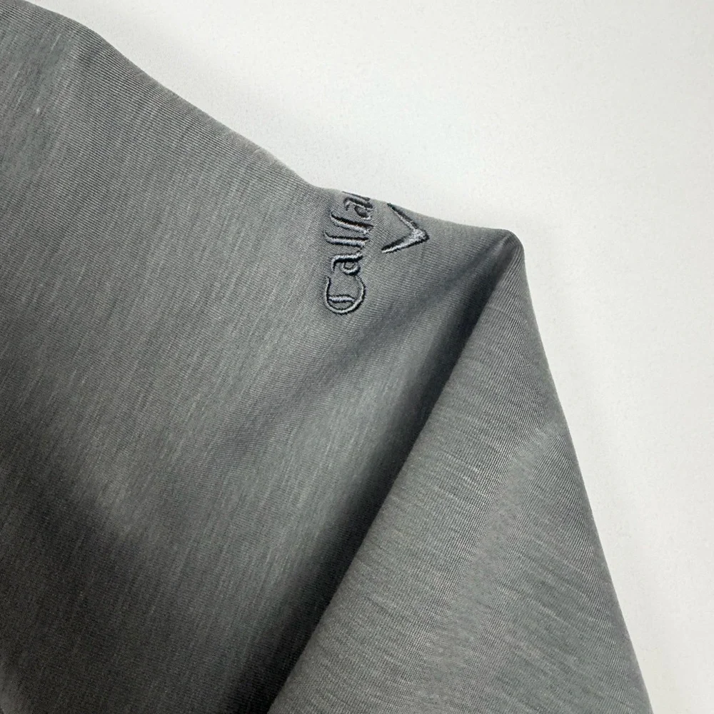 Men's Callaway Golf Gray Long Sleeve Shirt - Picture 5 of 6